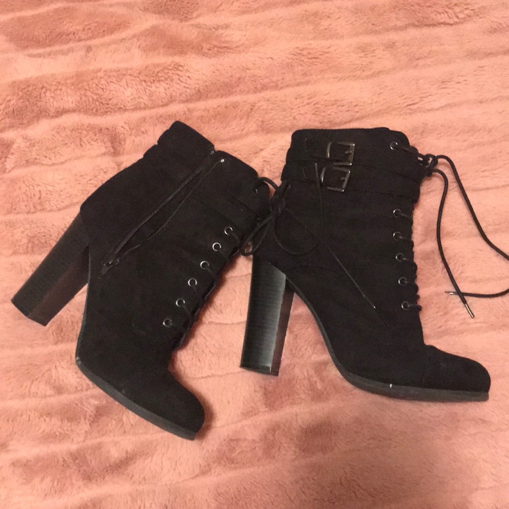 Lace up boots